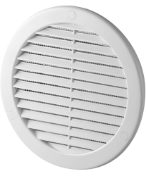 AWENTA TRU14K - Бяла решетка за кръгли въздуховоди Ф100