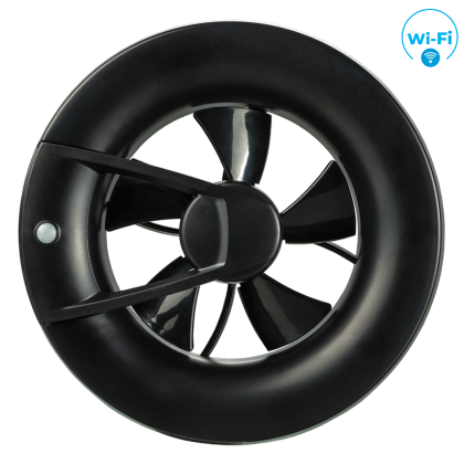 VENTS ARC Smart Черен - Интелигентен аксиален вентилатор с WiFi
