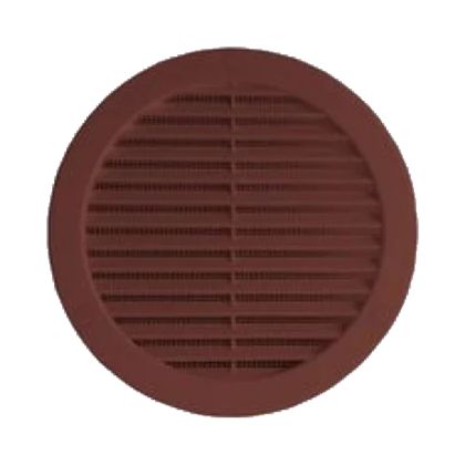 AWENTA TRU14K Br- Кафява решетка за кръгли въздуховоди Ф100