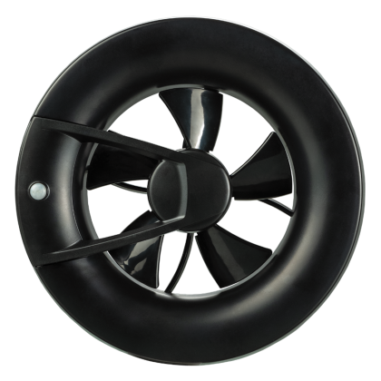 BLAUBERG O2 Black - Интелигентен аксиален вентилатор