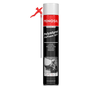 PEONOSIL Premium Polystyrol FixFoam Straw 750ml. - Ръчна пяна лепило за за изолационни плоскости