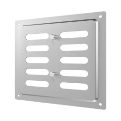 VENTEUROPE 2525MER Цинк - Регулируема метална решетка 250x250 mm