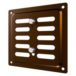 VENTEUROPE 1724MER  Метално кафяв - Регулируема метална решетка 170x240mm