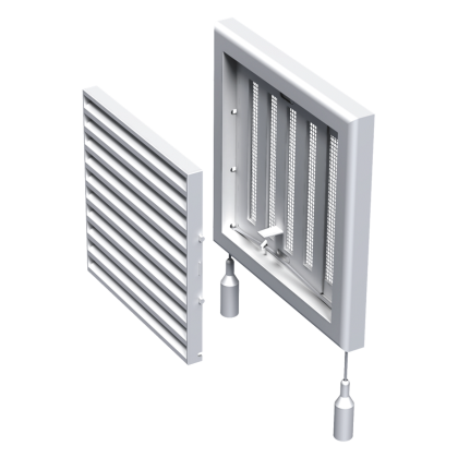 Пластмасова регулируема вентилационна решетка VENTS MV 250 RS