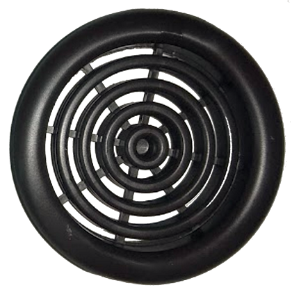 Кръгла пластмасова вентилационна решетка VENTS MV 51/4 bV, ABS