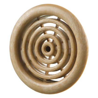 Кръгла пластмасова вентилационна решетка VENTS MV 51/4 bV, ABS