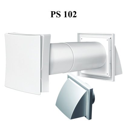 Комплекти за естествена вентилация Vents Серия PS