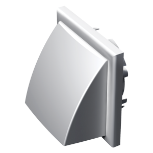 Vents MV 102 VUK ASA КАФЯВА- Външна вентилационна решетка с гравитачна клапа Ø 100, Ø 125, 55x110 mm