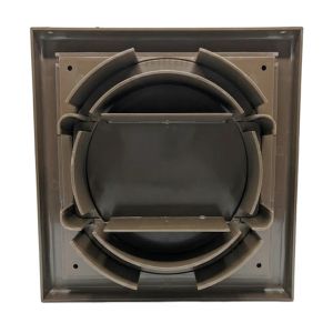 Vents MV 102 VUK ASA КАФЯВА- Външна вентилационна решетка с гравитачна клапа Ø 100, Ø 125, 55x110 mm